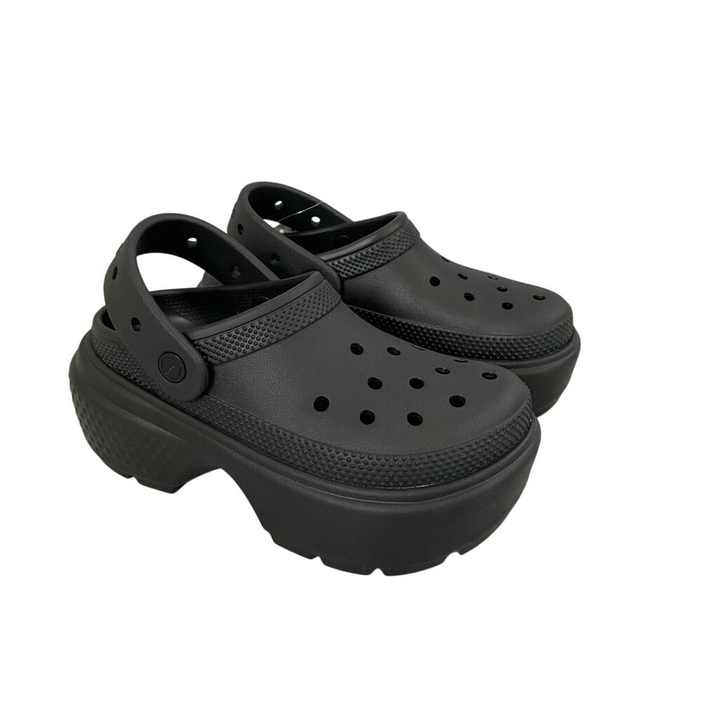 Crocs Women's Stomp Clog Black Size Women US 6